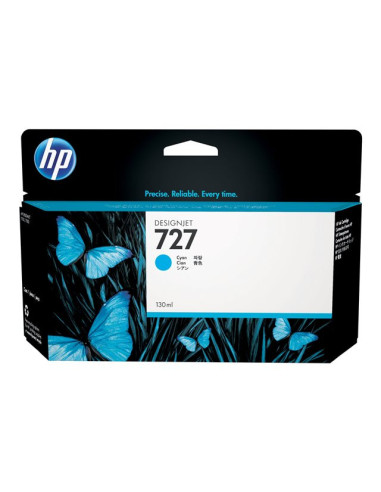 HP 727 original Ink cartridge B3P19A cyan standard capacity 130 ml 1-pack