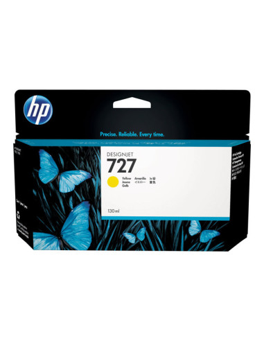 HP 727 original Ink cartridge B3P21A yellow standard capacity 130ml 1-pack