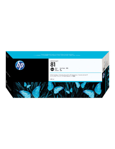 HP 81 original dye Ink cartridge C4930A black standard capacity 680ml 1-pack