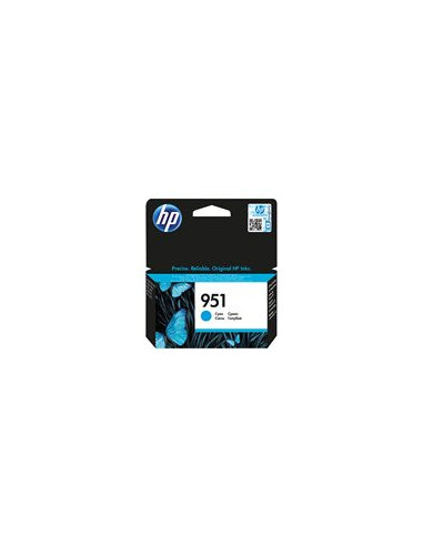 HP 951 original Ink cartridge CN050AE BGX cyan standard capacity 700 pages 1-pack Officejet