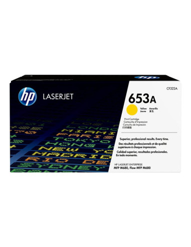 HP 653A original Toner cartridge CF322A yellow standard capacity 16.500 pages 1-pack