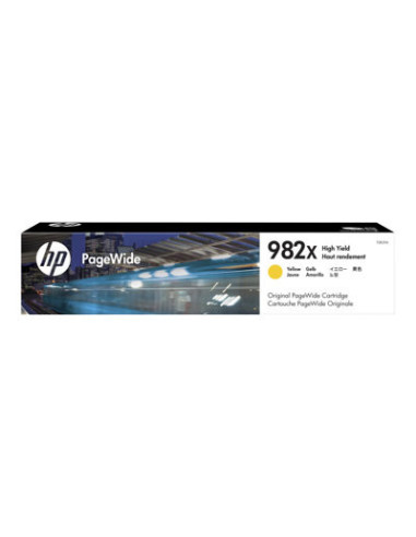 HP 982X High Yield Yellow Original PageWide Cartridge