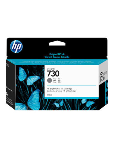 HP 730 130 ml Gray Ink Cartridge