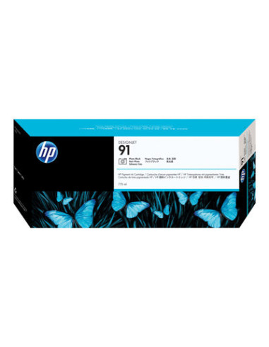 HP 91 original Ink cartridge C9465A photo black standard capacity 775ml 1-pack with Vivera Ink cartridge