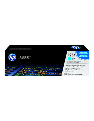 HP 125A original Colour LaserJet Toner cartridge CB541A cyan standard capacity 1.400 pages 1-pack