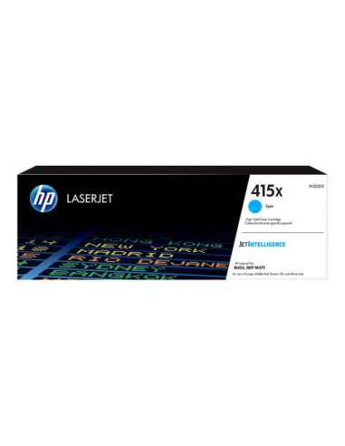 HP 415X Cyan LaserJet Toner Cartridge