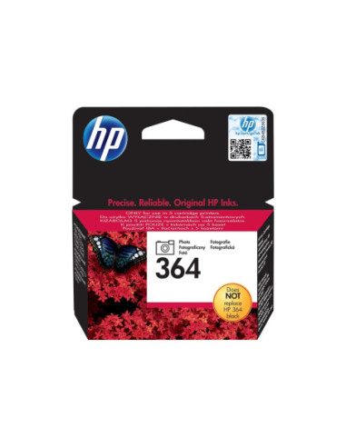 HP 364 original Ink cartridge CB317EE BA1 photo black standard capacity 3ml 1-pack with Vivera Ink cartridge