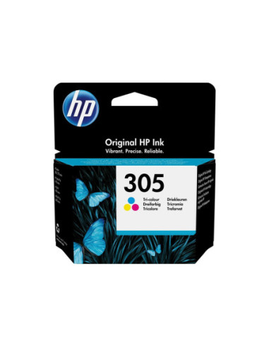 HP 305 Tri-color Original Ink Cartridge