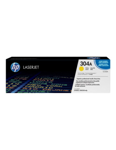 HP 304A original Colour LaserJet Toner cartridge C532A yellow standard capacity 2.800 pages 1-pack ColorSphere