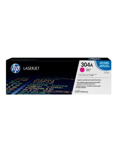 HP 304A original Colour LaserJet Toner cartridge CC533A magenta standard capacity 2.800 pages 1-pack ColorSphere