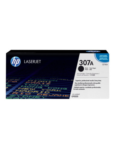 HP original Colour Laserjet CE740A Toner cartridge black standard capacity 7.000 pages 1-pack