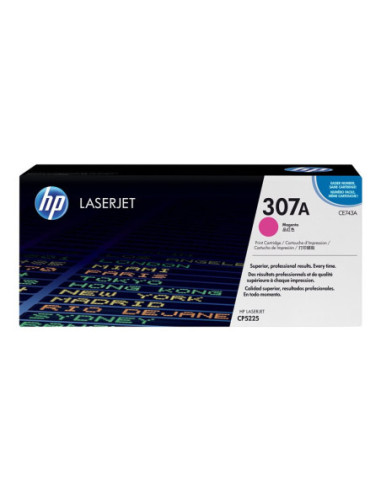 HP original Colour LaserJet CE743A Toner cartridge magenta standard capacity 7.300 pages 1-pack