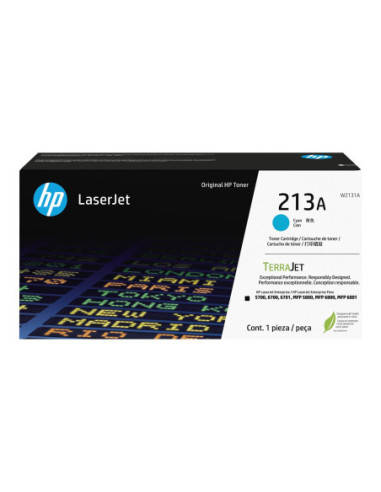 HP 213A Cyan Original LaserJet Toner Cartridge