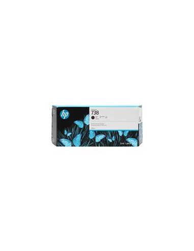 HP 738 300-ml Black DesignJet Ink Cartridge