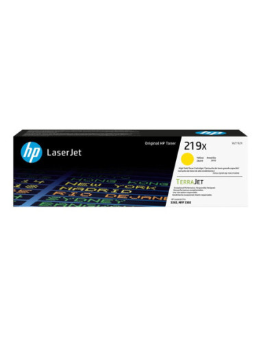 HP 219X High Yield Yellow Original LaserJet Toner Cartridge