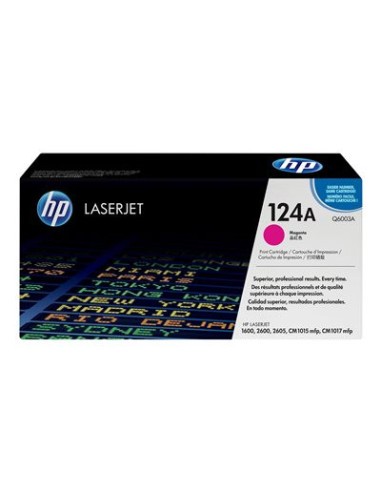 HP 124A original Colour LaserJet Toner cartridge Q6003A magenta standard capacity 2.000 pages 1-pack