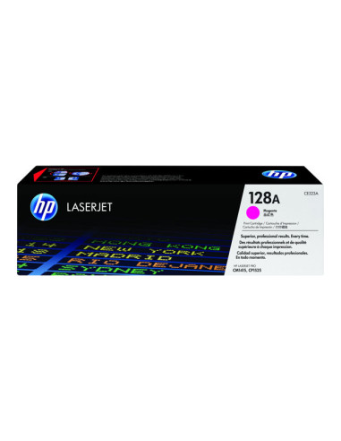 HP 128A original LaserJet Toner cartridge CE323A magenta standard capacity 1.300 pages 1-pack