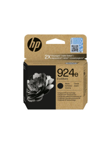 HP 924e EvoMore Black Original Ink Cartridge