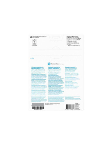 HP original Premium Plus Semi-gloss Photo Paper white 300g/m2 A4 20 sheets 1-pack