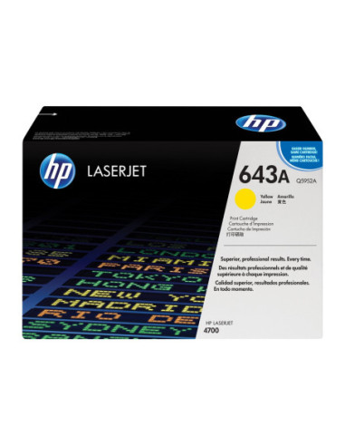 HP 643A original Colour LaserJet Toner cartridge Q5952A yellow standard capacity 10.000 pages 1-pack