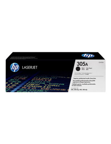 HP 305A original LaserJet Toner cartridge CE410A black standard capacity 2.090 pages 1-pack