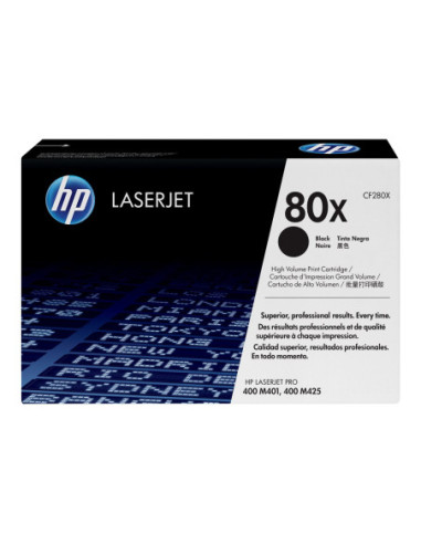 HP 80X original Toner cartridge CF280X black high capacity 6.900 pages 1-pack