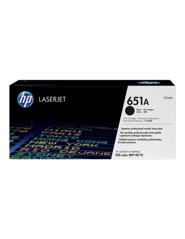 HP 651A original Toner cartridge CE340A black standard capacity 13.500 pages 1-pack