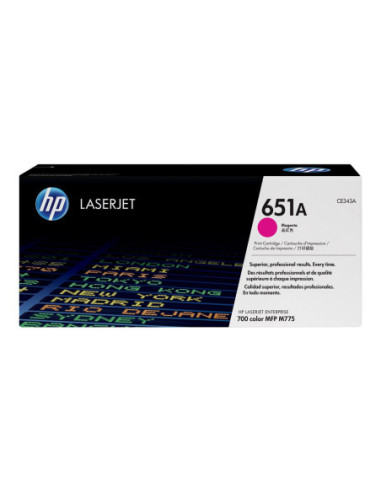 HP 651A original Toner cartridge CE343A magenta standard capacity 16.000 pages 1-pack